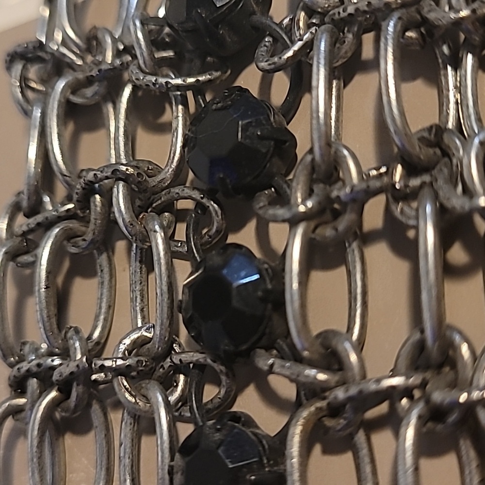 Braided Chain Bracelet Rhinestones - Picture 10 of 13